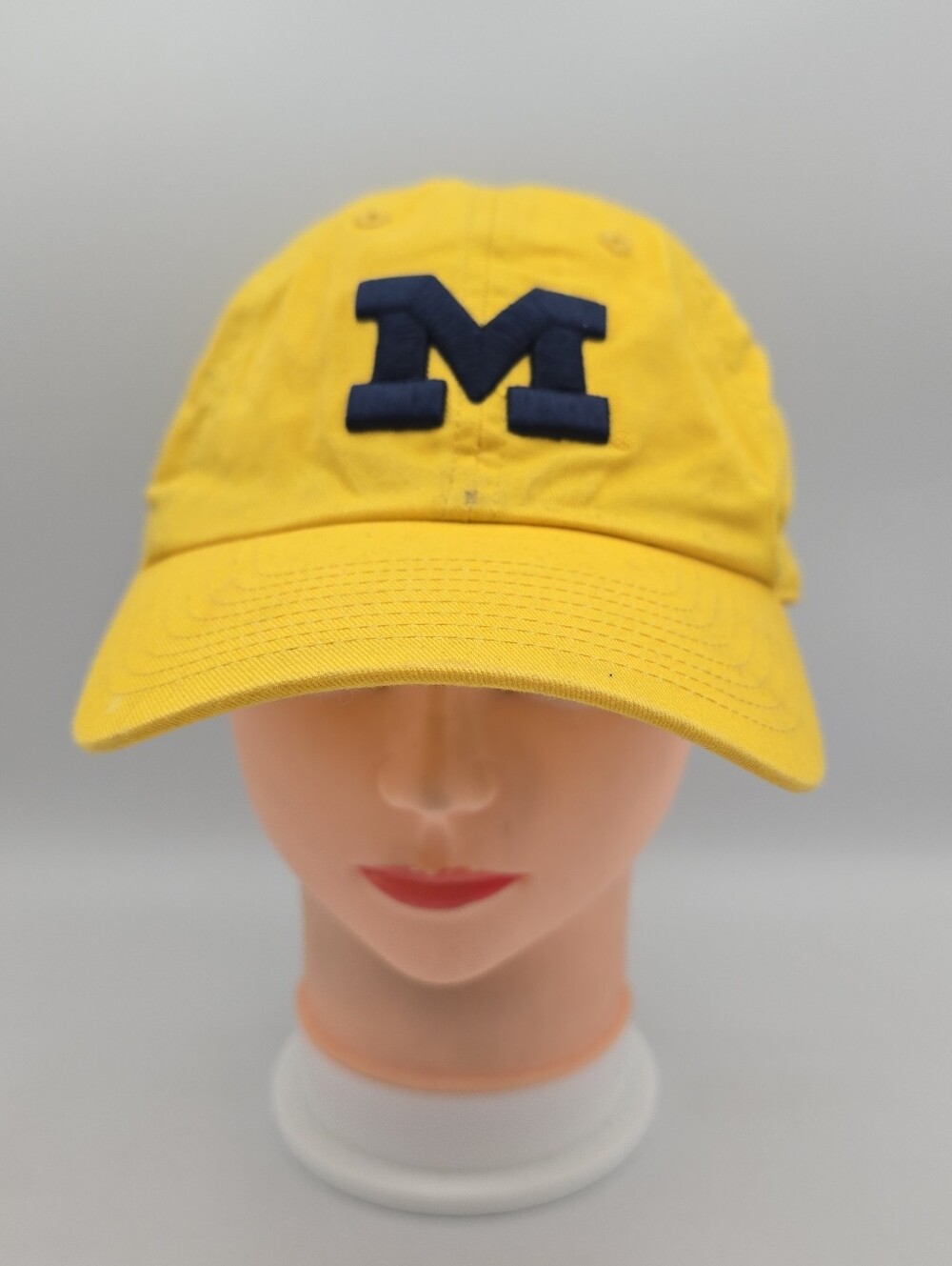 Fan Favorite Michigan Wolverines Yellow Hat (Missing Strapback Buckle)